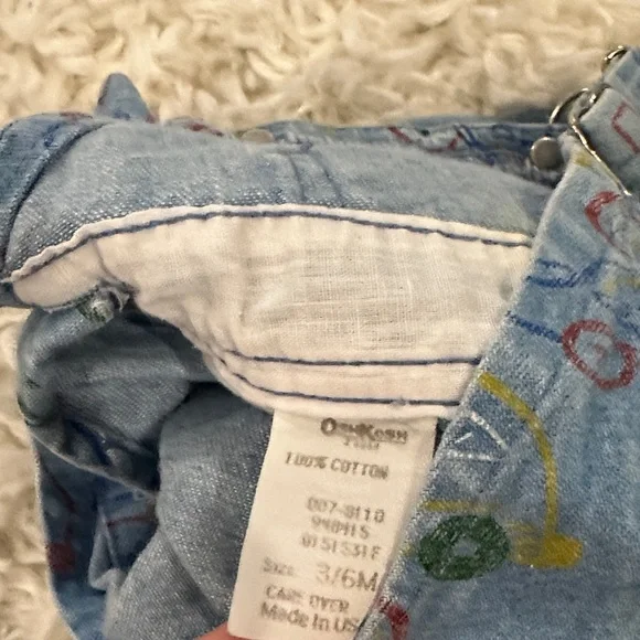 OshKosh Vintage Car Overalls - Picture 3 of 4